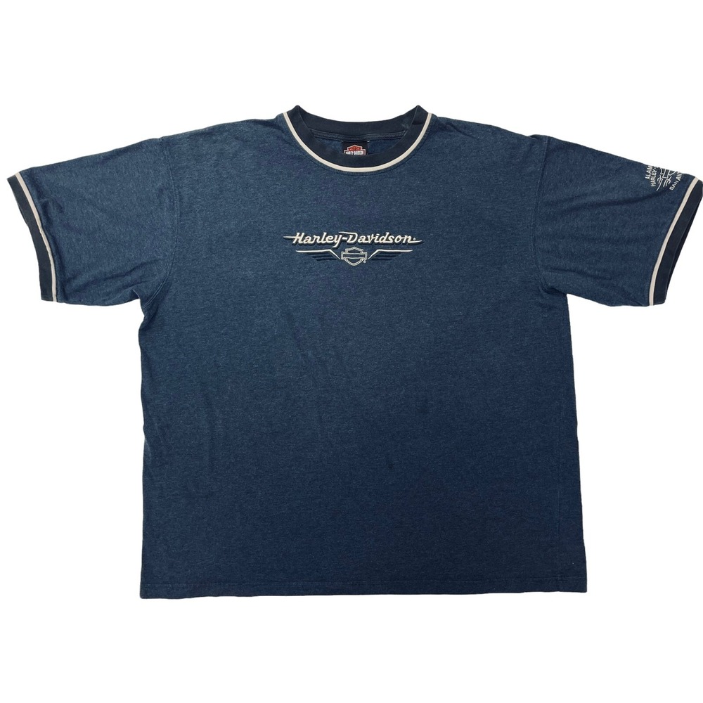 Harley Davidson Alamo City San Antonio TX Embroidered T-Shirt Men's 2XL USA Tee